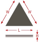 Trojuholníkova Doska 60°