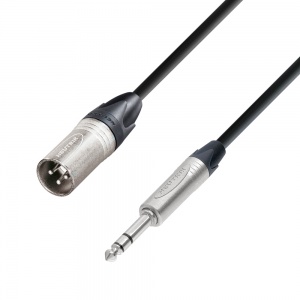 K5 BMV 0500 - Microphone Cable Neutrik XLR male to 6.3 mm Jack stereo 5