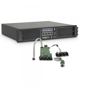 W 12044 DSP E - PA výkonový zosilňovač 4 x 2950 W, 4 ohmy, vr. DSP +Ethernet modulov