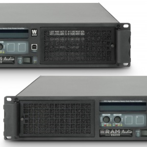 W 9000 DSP E AES - PA zosilňovač 2 x 4400 W 2 ohmov vr. DSP s AES/EBU a Ethernet modulu