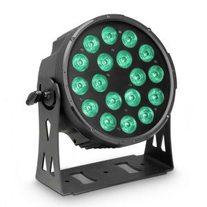 FLAT PRO® 18 - 18 x 10 W FLAT LED RGBWA PAR Light in Black Housing