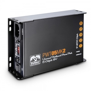 PWT 05 MK 2 - Univerzálny 9V napájací pedálový zdroj - 5 výstupov 