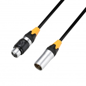 K 4 DMF 0050 IP 65 - DMX AES/EBU Cable 3-pol XLR male to XLR female IP65
